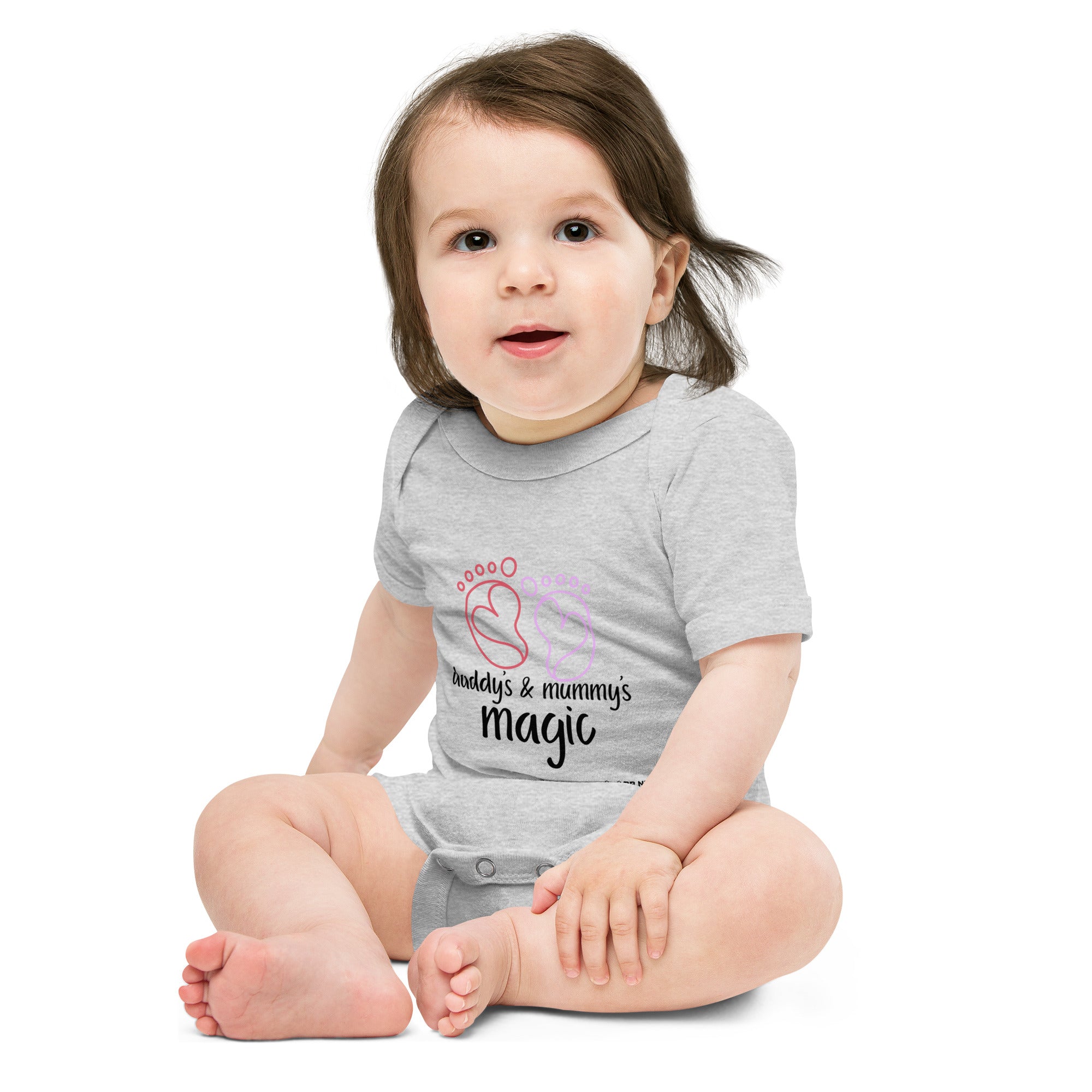 Daddy & Mummy's Magic - Baby short sleeve one piece