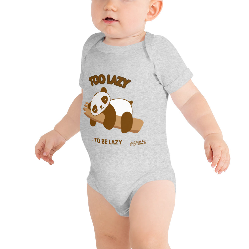 Too lazy to be lazy - Baby short sleeve one piece