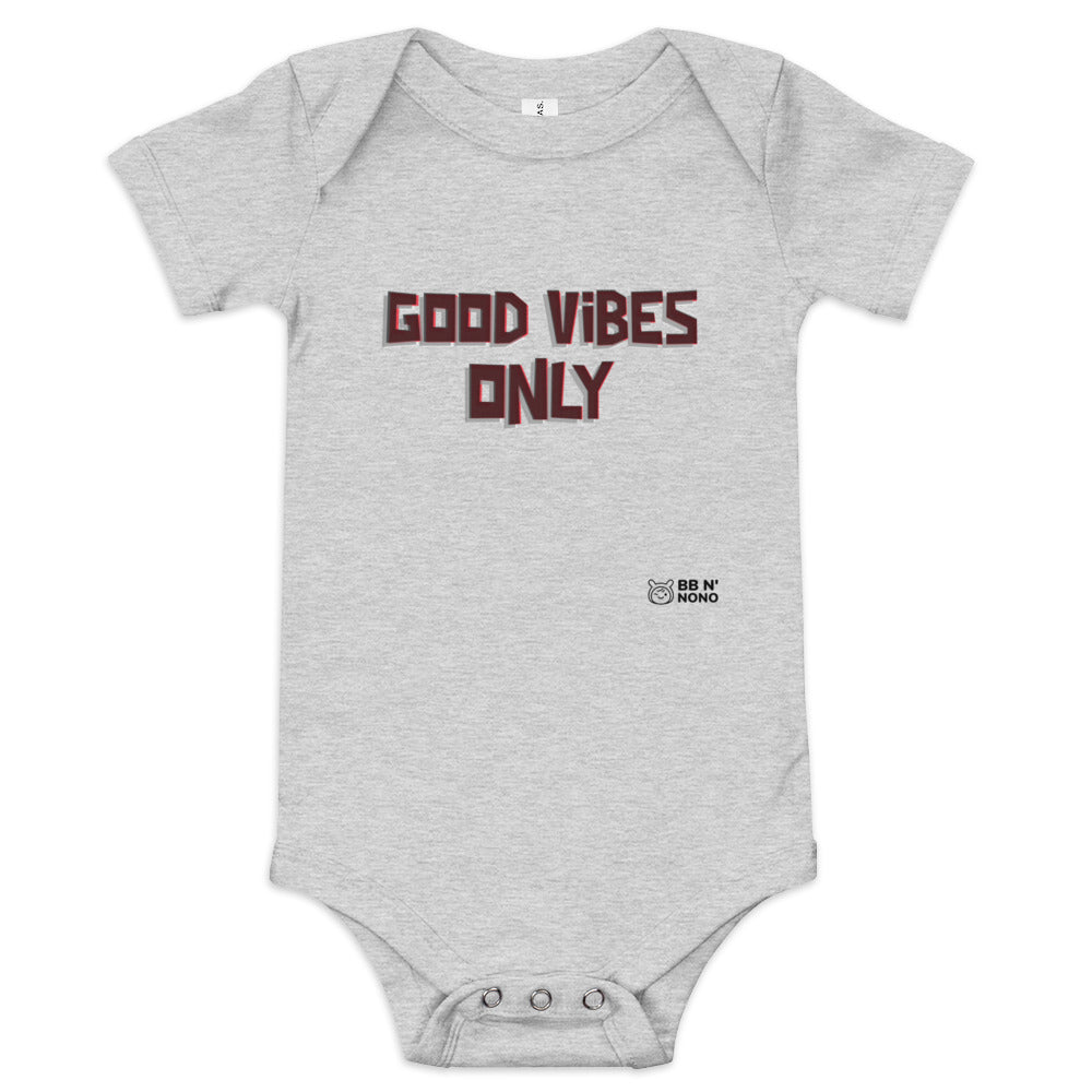 Good vibes only - Baby short sleeve one piece