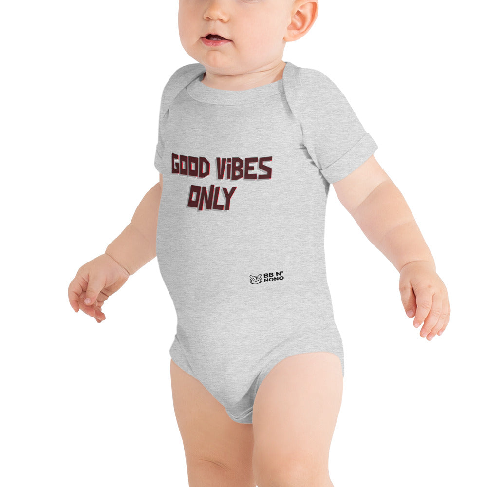 Good vibes only - Baby short sleeve one piece