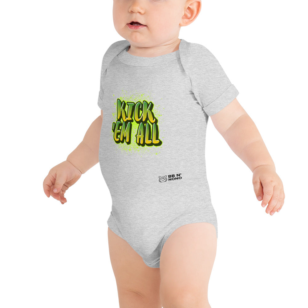 Kick'em all - Baby short sleeve one piece