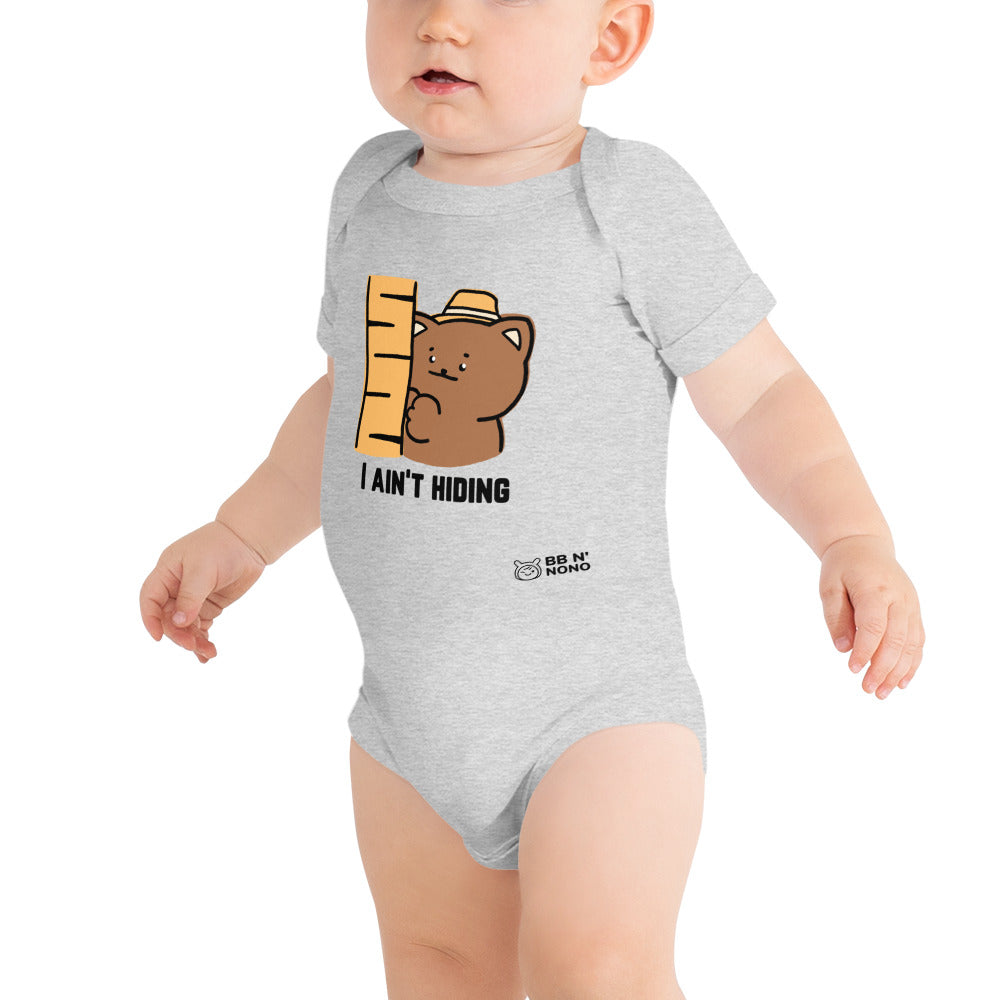 I ain't hiding - Baby short sleeve one piece