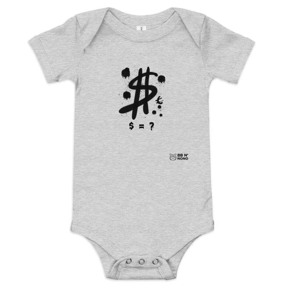 $ = ? - Baby short sleeve one piece