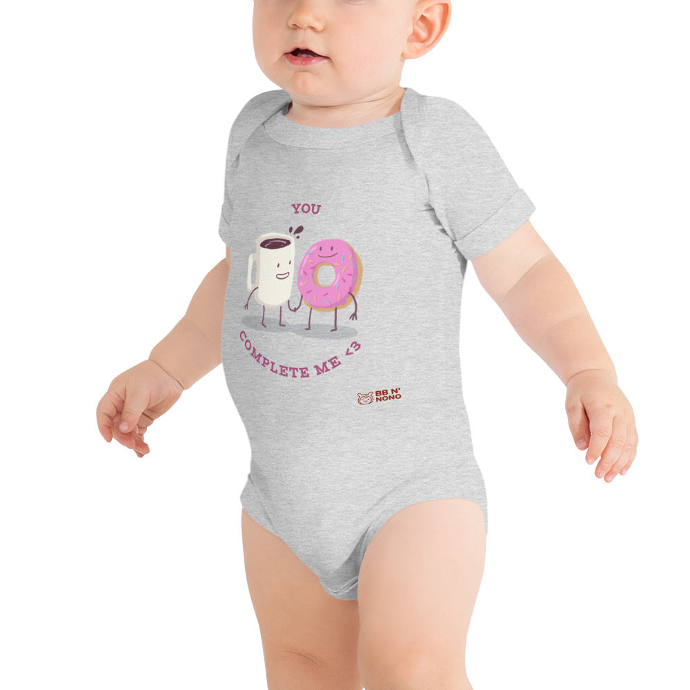 You complete me - Baby short sleeve one piece