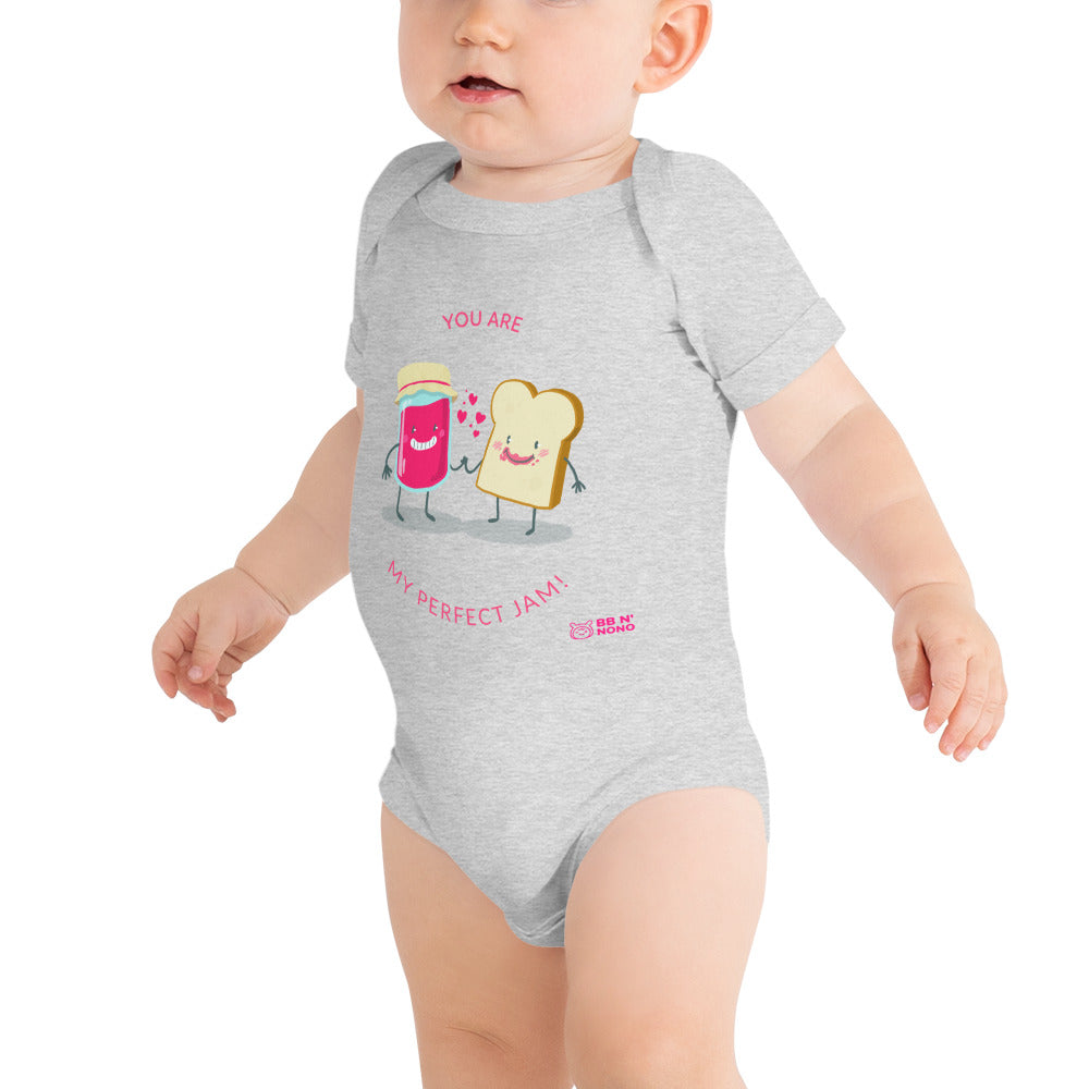 You are my perfect jam - Baby short sleeve one piece