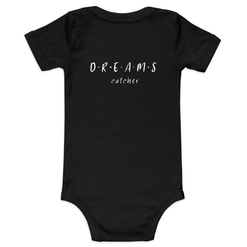 Dreams catcher - Baby short sleeve one piece (back print)