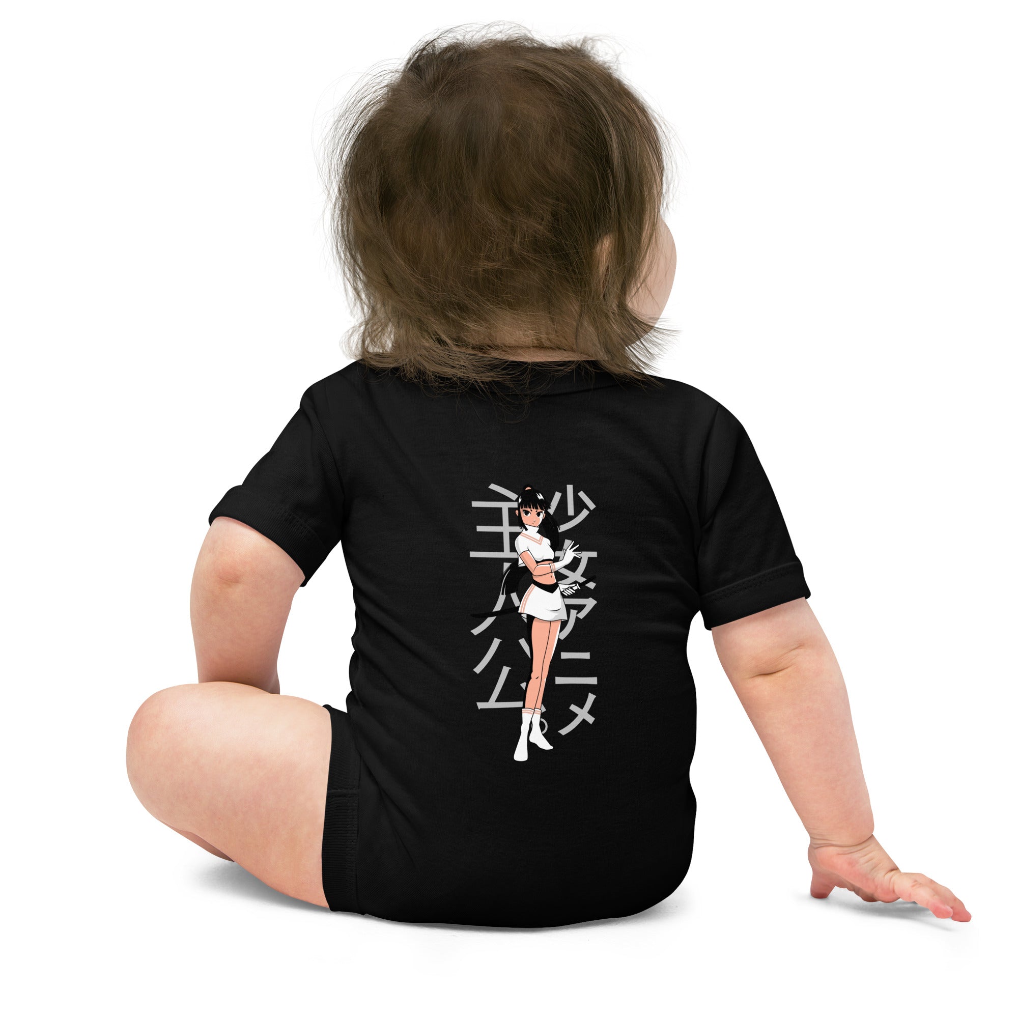 Magical girl V2 - Baby short sleeve one piece (back print)