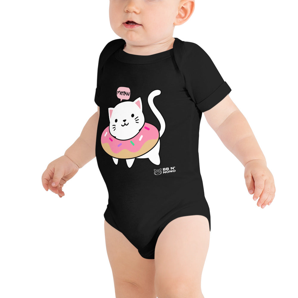 Meow v2 - Baby short sleeve one piece