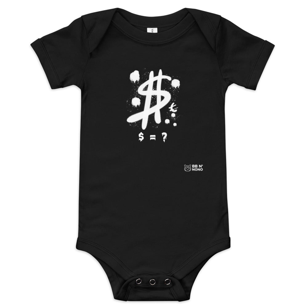 $ = ? - Baby short sleeve one piece