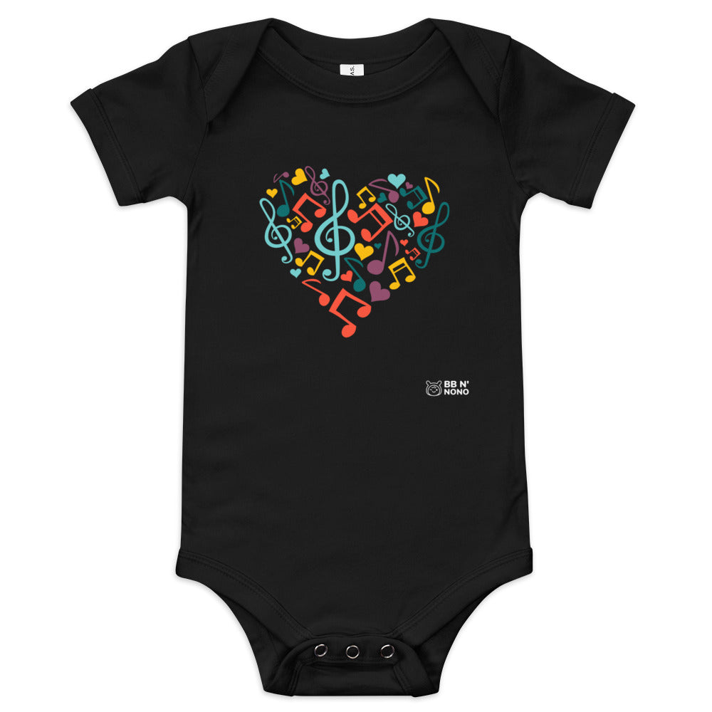 Symphonic Love Notes - Baby short sleeve one piece