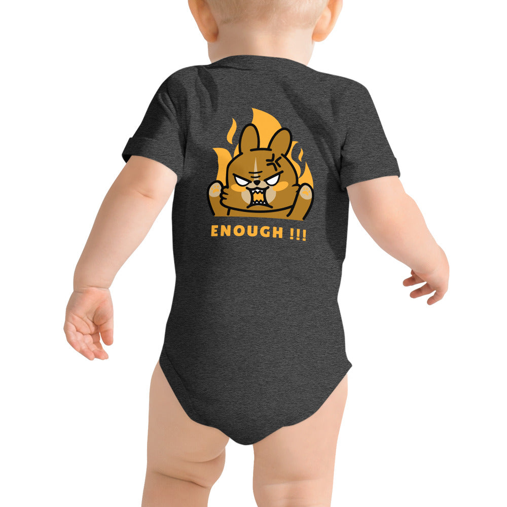 Enough!! - Baby short sleeve one piece