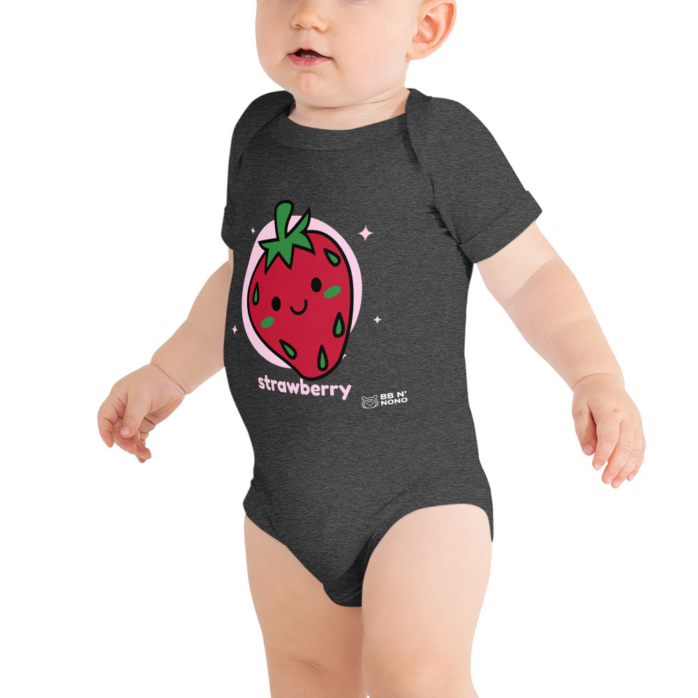 Strawberry - Baby short sleeve one piece