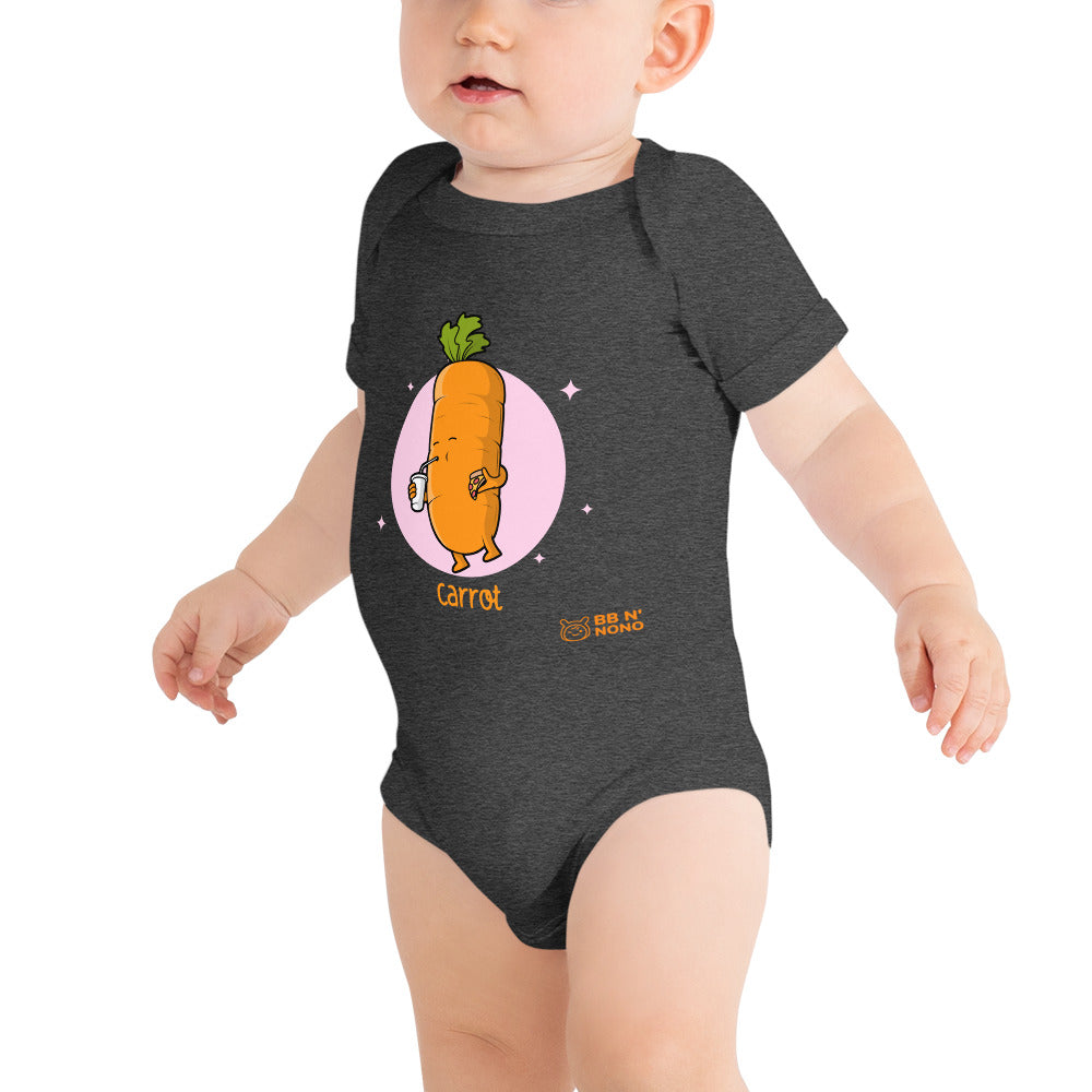 Carrot - Baby short sleeve one piece