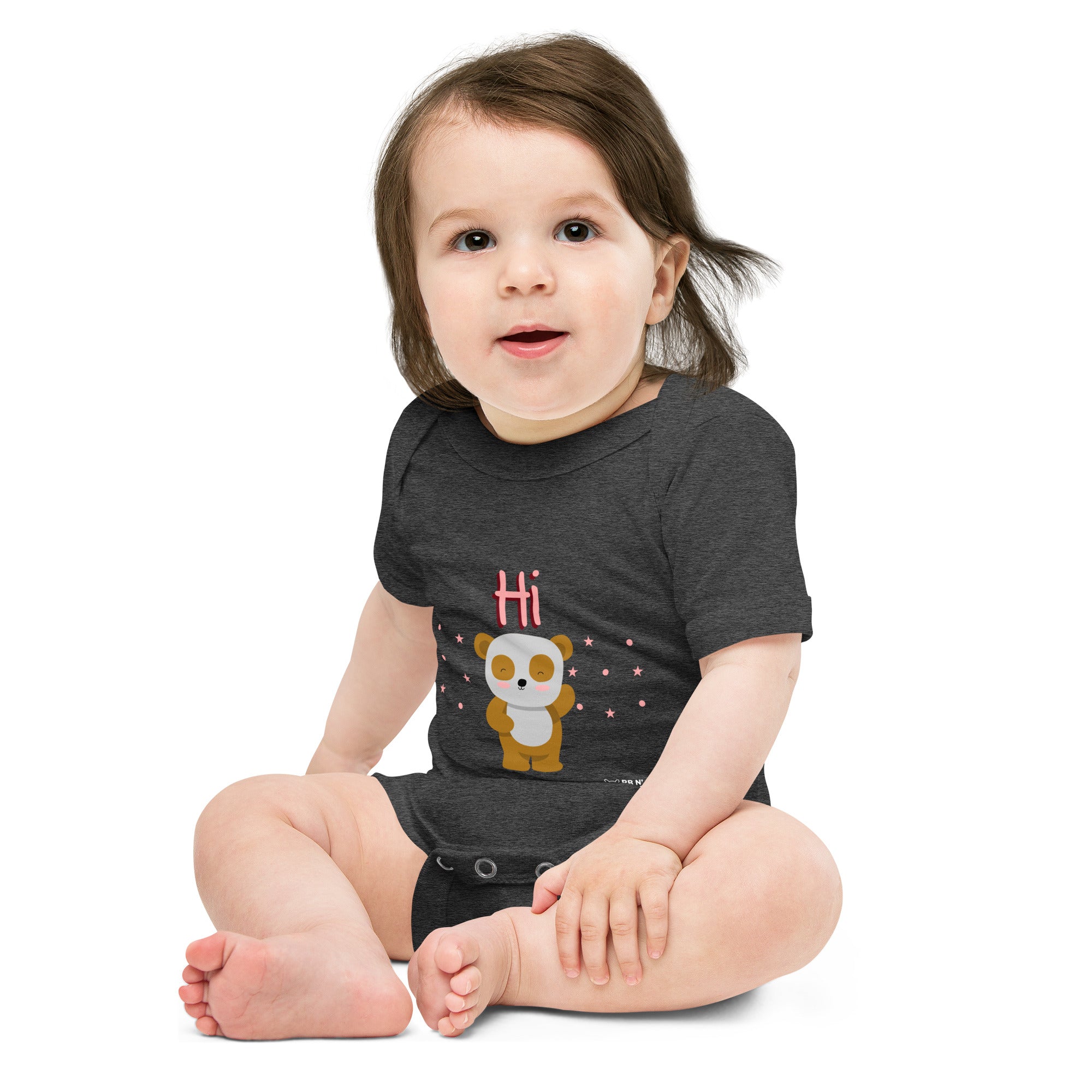 Sweet bear - Baby short sleeve one piece