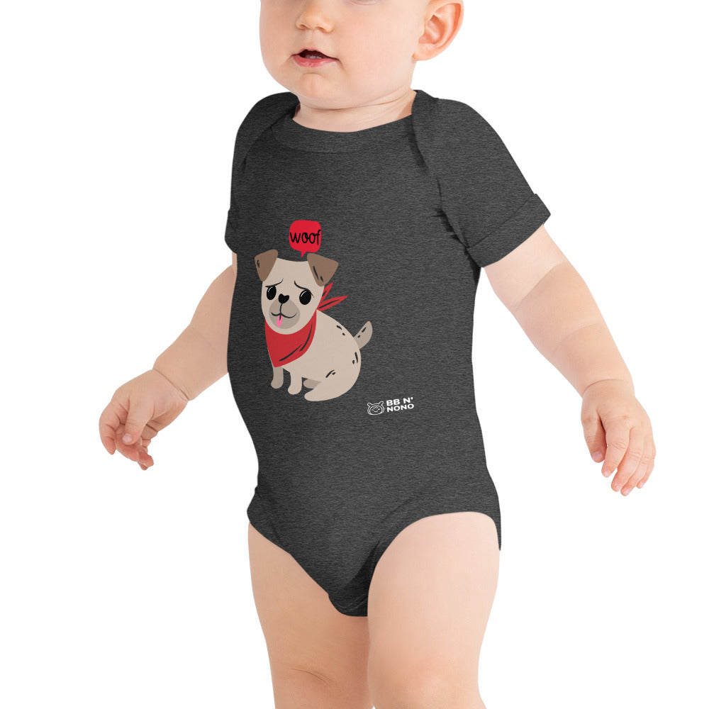 Woof v2 - Baby short sleeve one piece