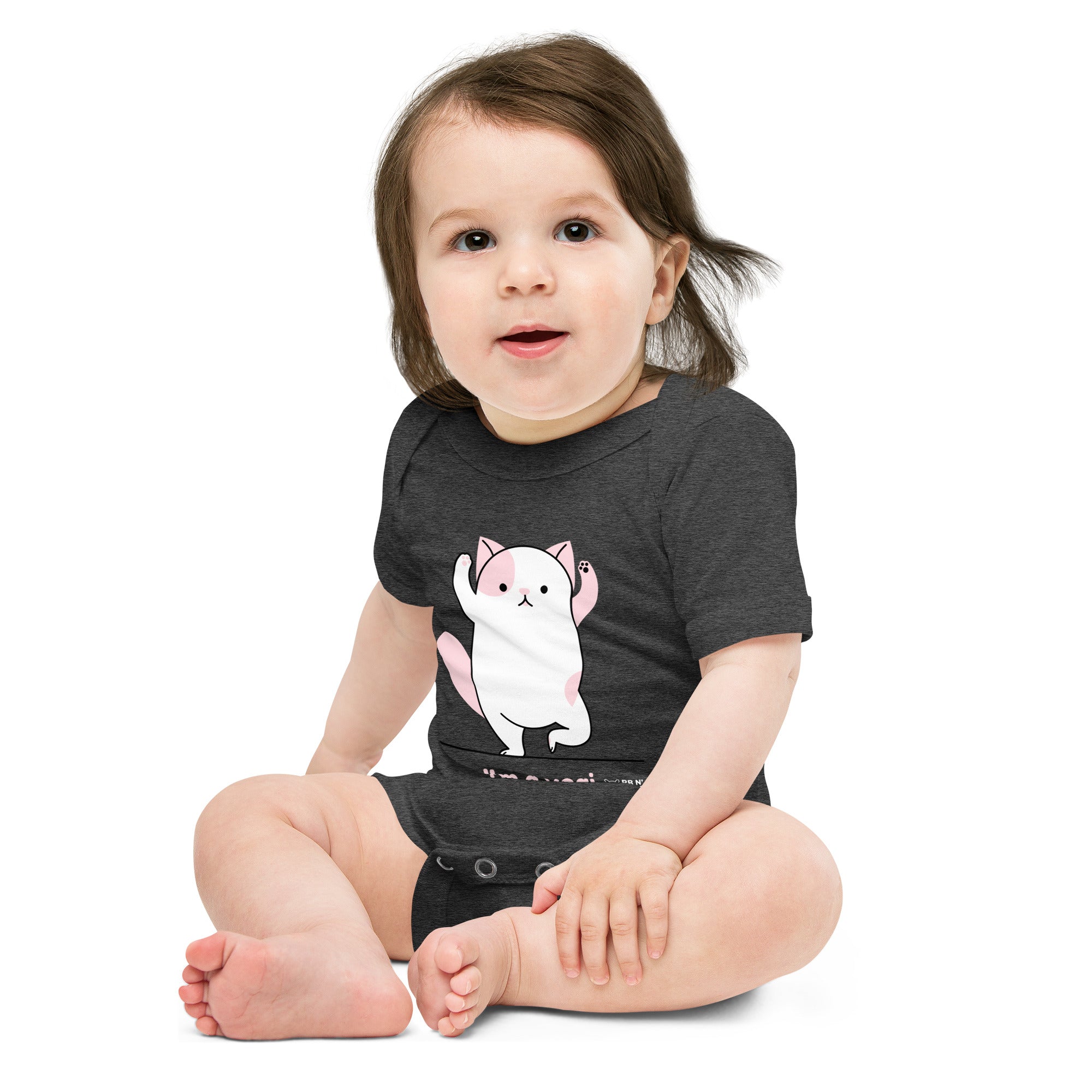 Meow Yogi - Baby short sleeve one piece