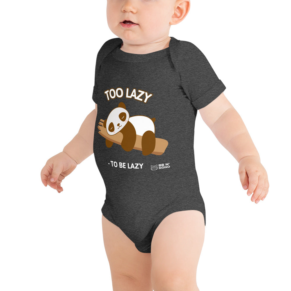 Too lazy to be lazy - Baby short sleeve one piece