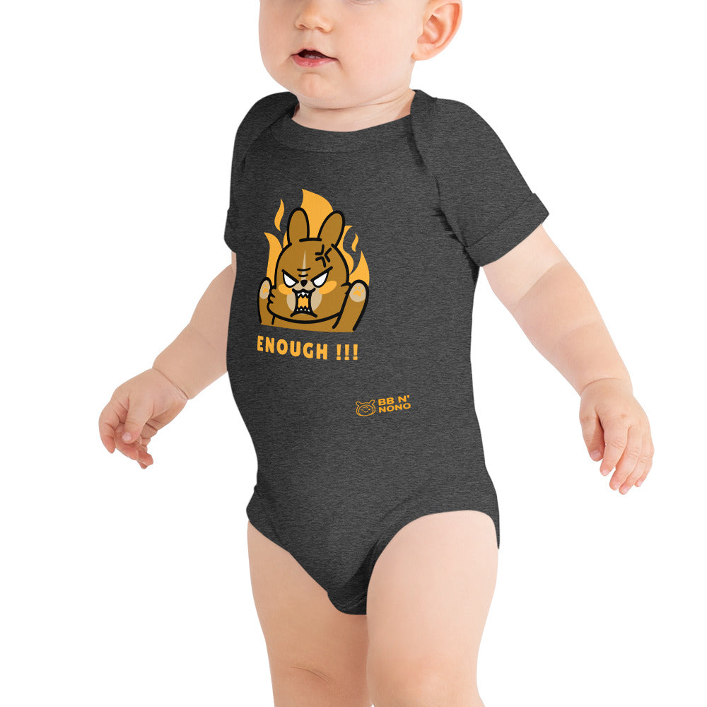 Enough!! - Baby short sleeve one piece