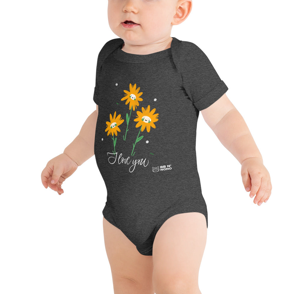 I love you - Baby short sleeve one piece