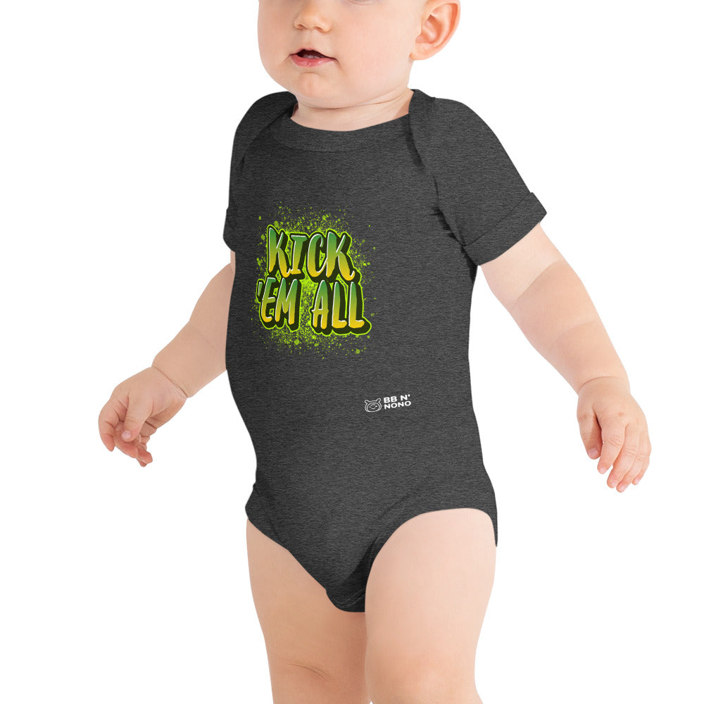 Kick'em all - Baby short sleeve one piece