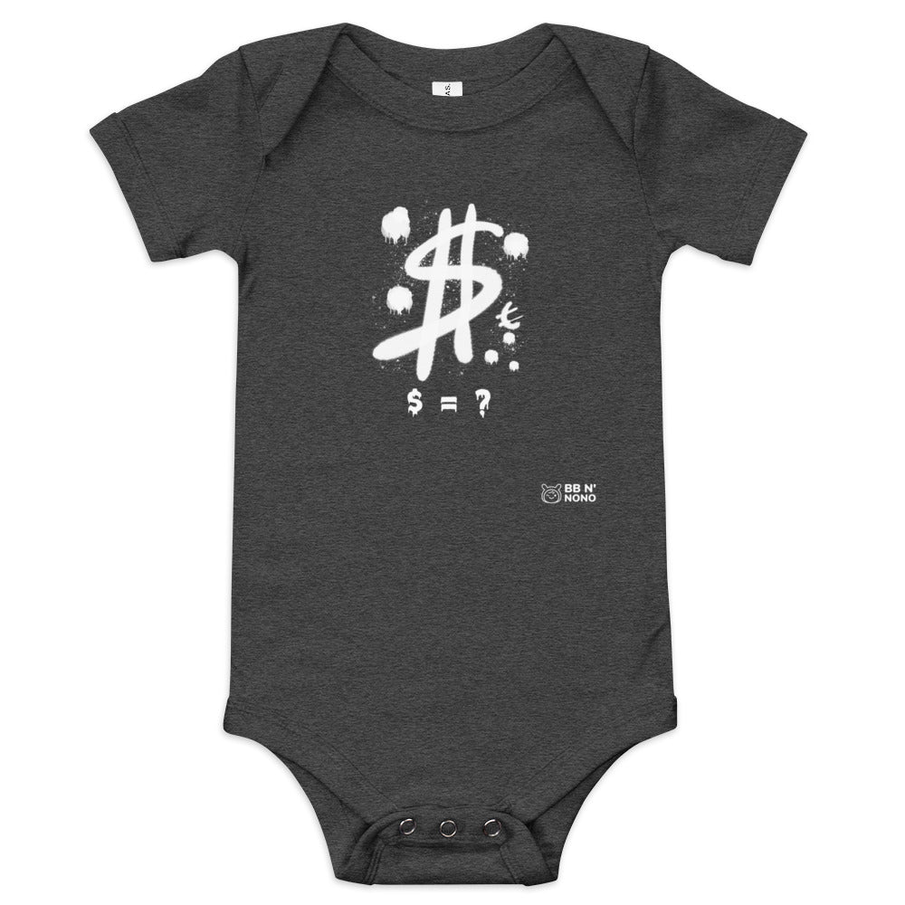 $ = ? - Baby short sleeve one piece