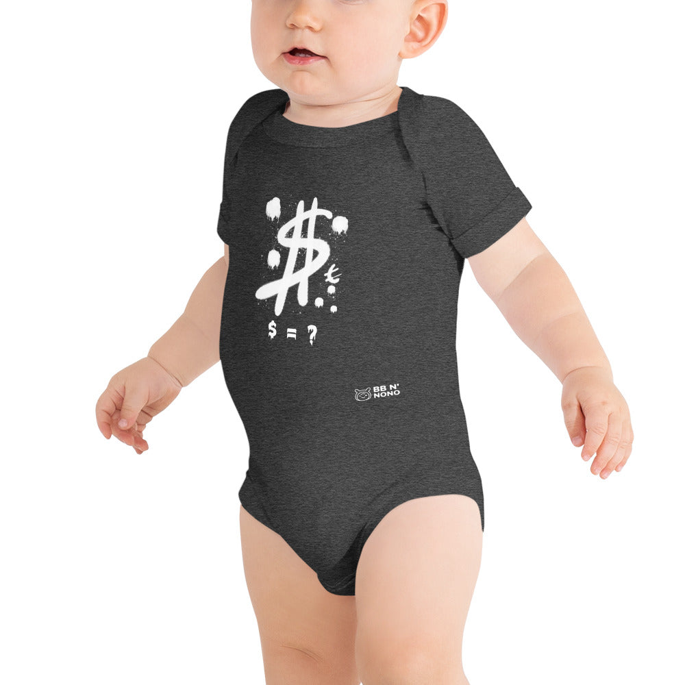 $ = ? - Baby short sleeve one piece