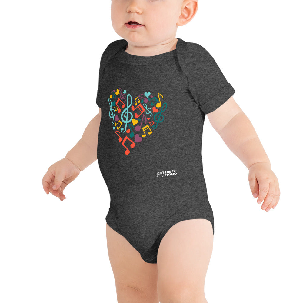 Symphonic Love Notes - Baby short sleeve one piece