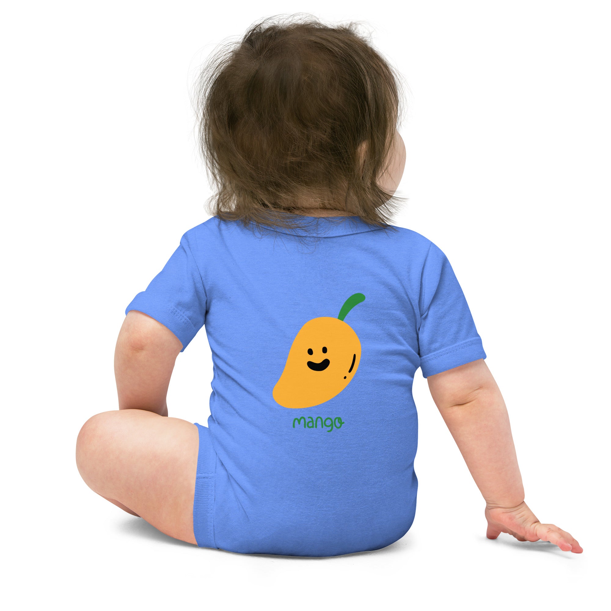 Mango - Baby short sleeve one piece (back print)