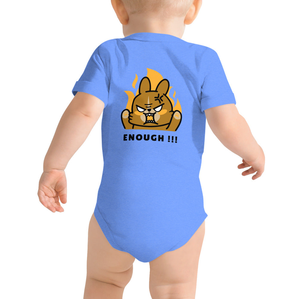 Enough!! - Baby short sleeve one piece