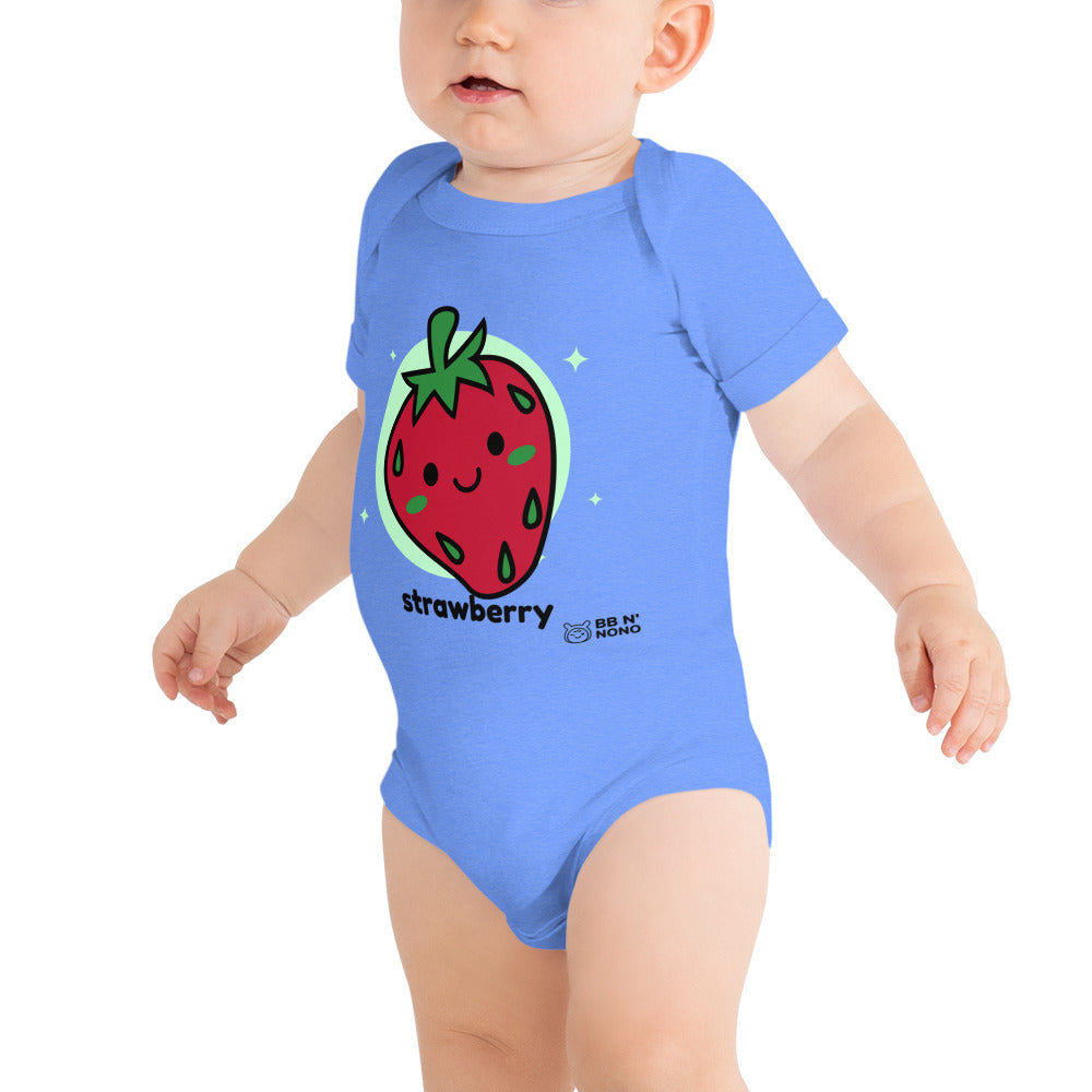 Strawberry - Baby short sleeve one piece