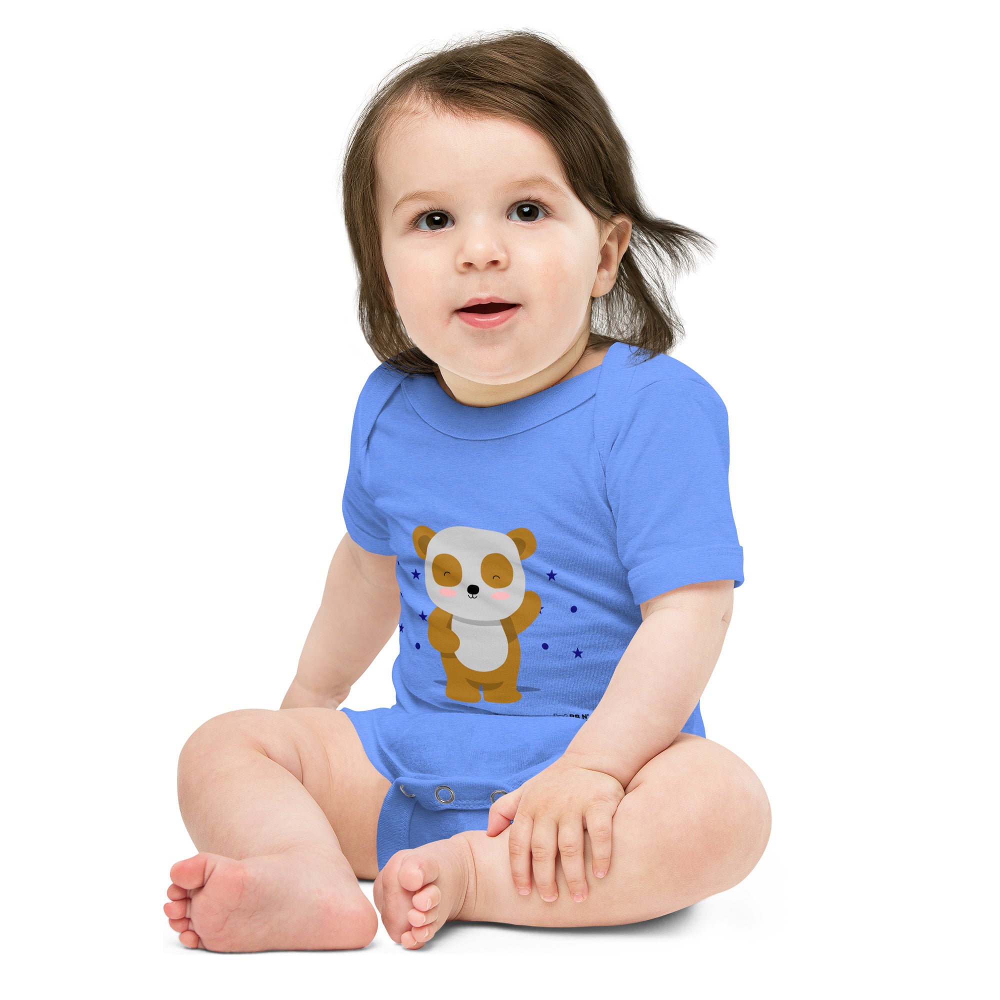 Sweet bear v1 - Baby short sleeve one piece