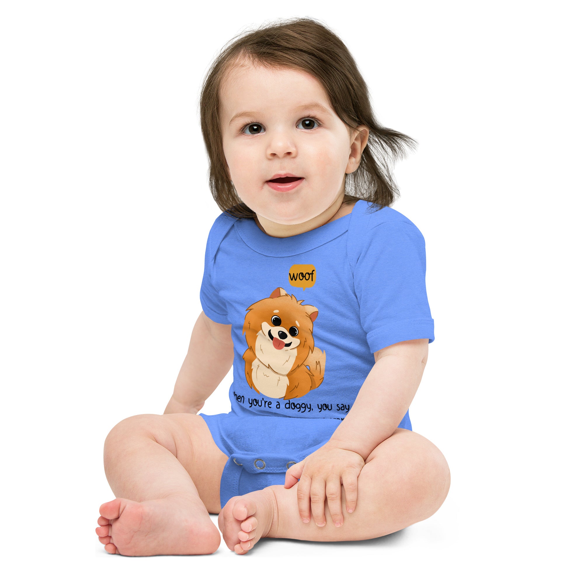 Woof - Baby short sleeve one piece