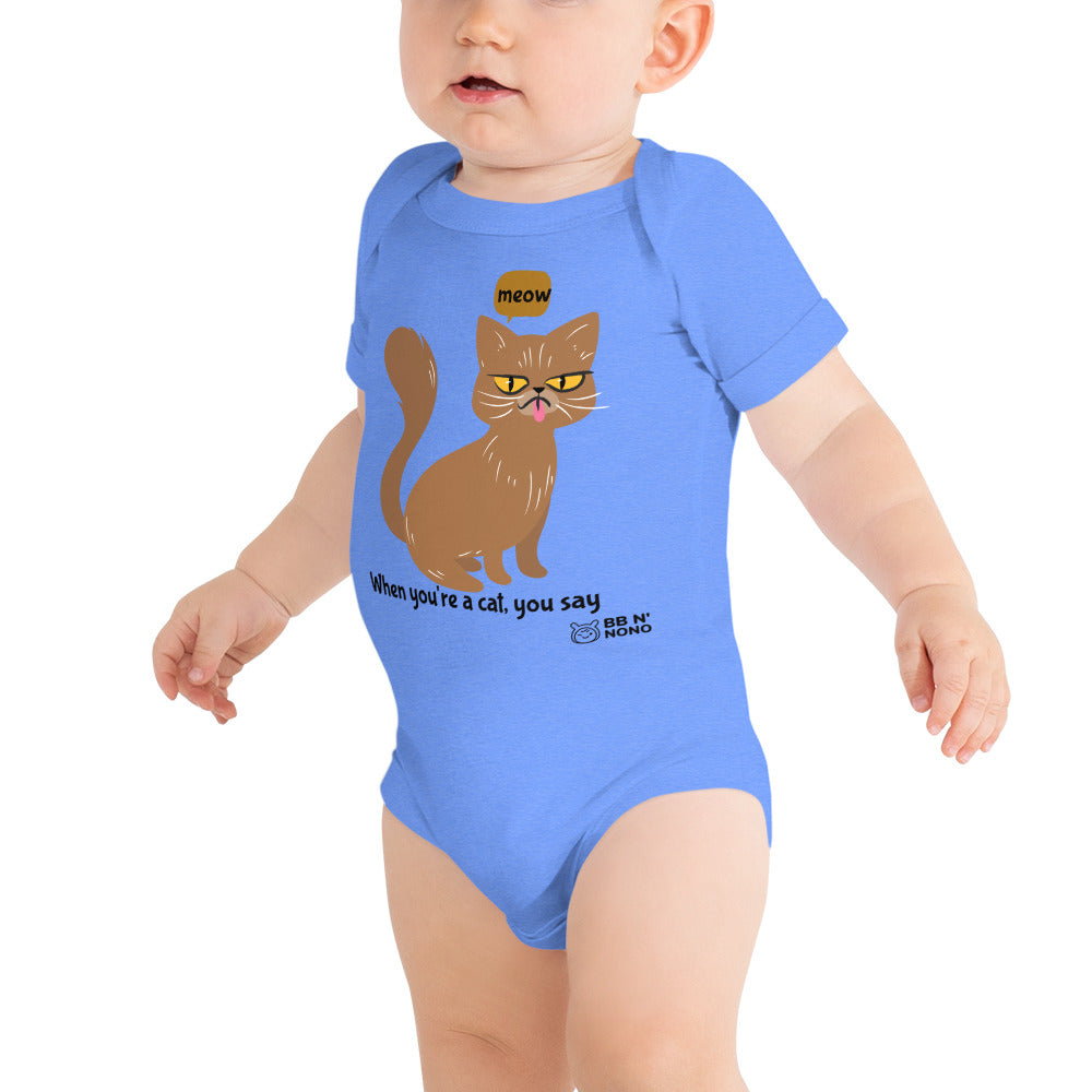 Meow - Baby short sleeve one piece