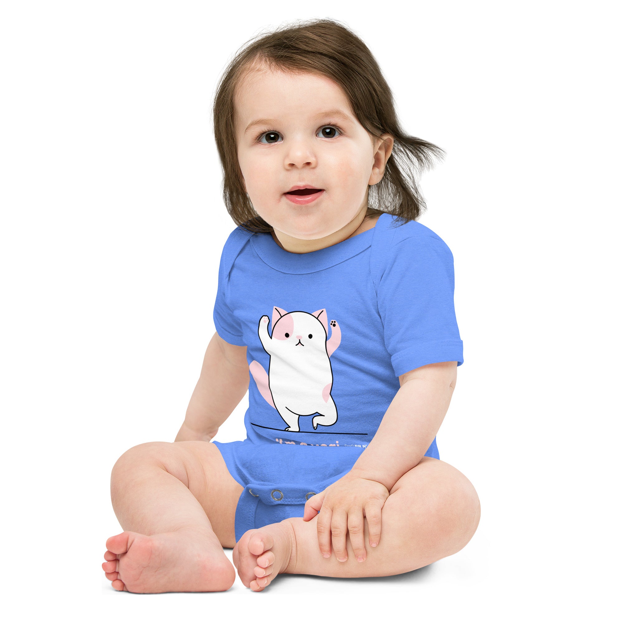 Meow Yogi - Baby short sleeve one piece