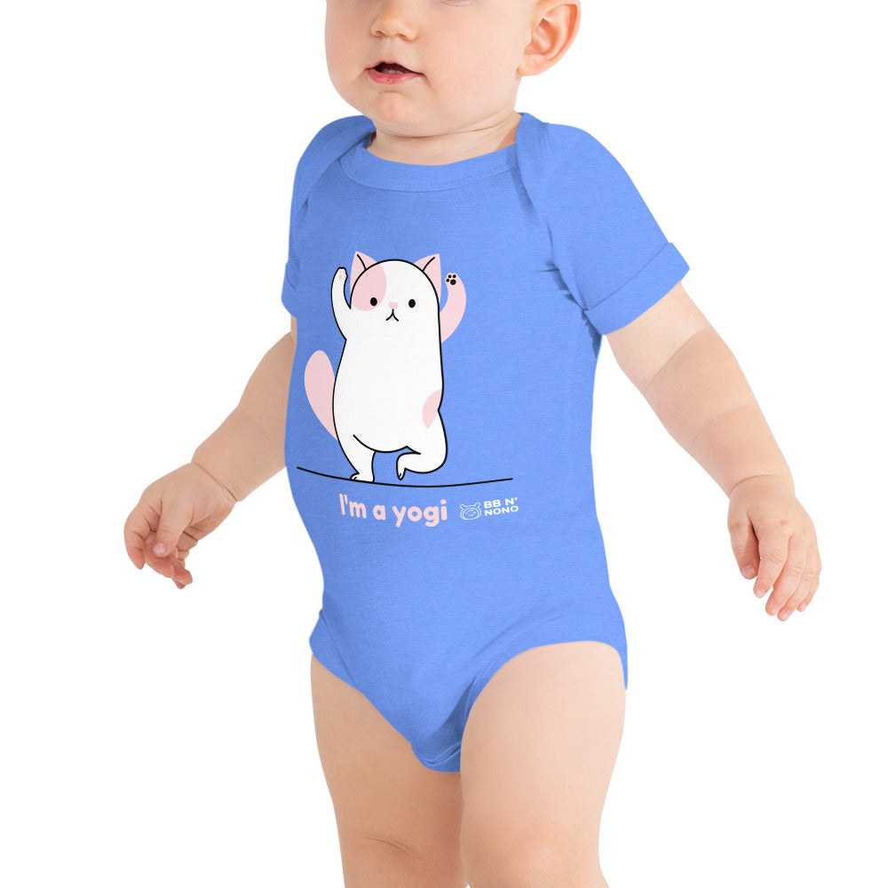 Meow Yogi - Baby short sleeve one piece