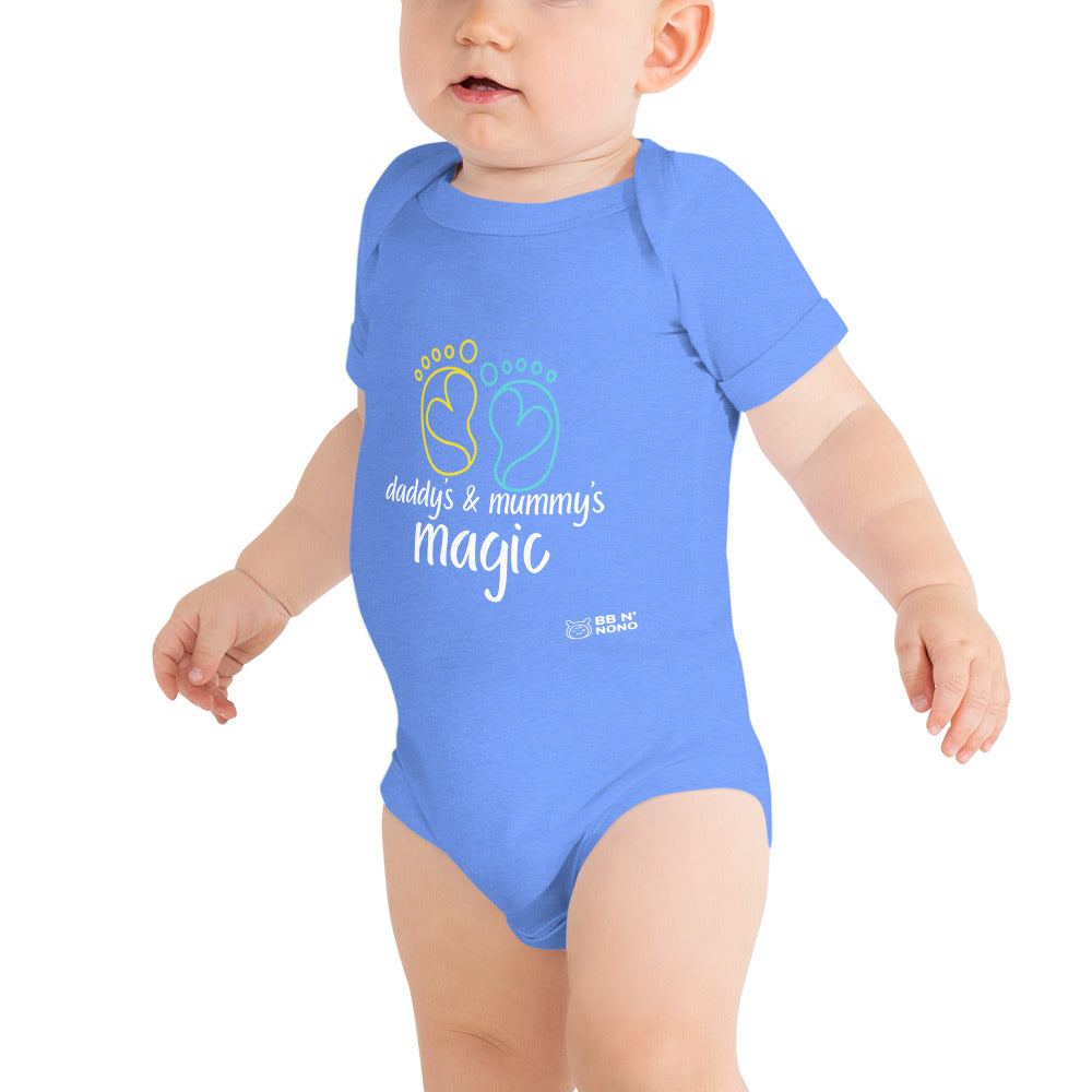 Daddy & Mummy's Magic - Baby short sleeve one piece