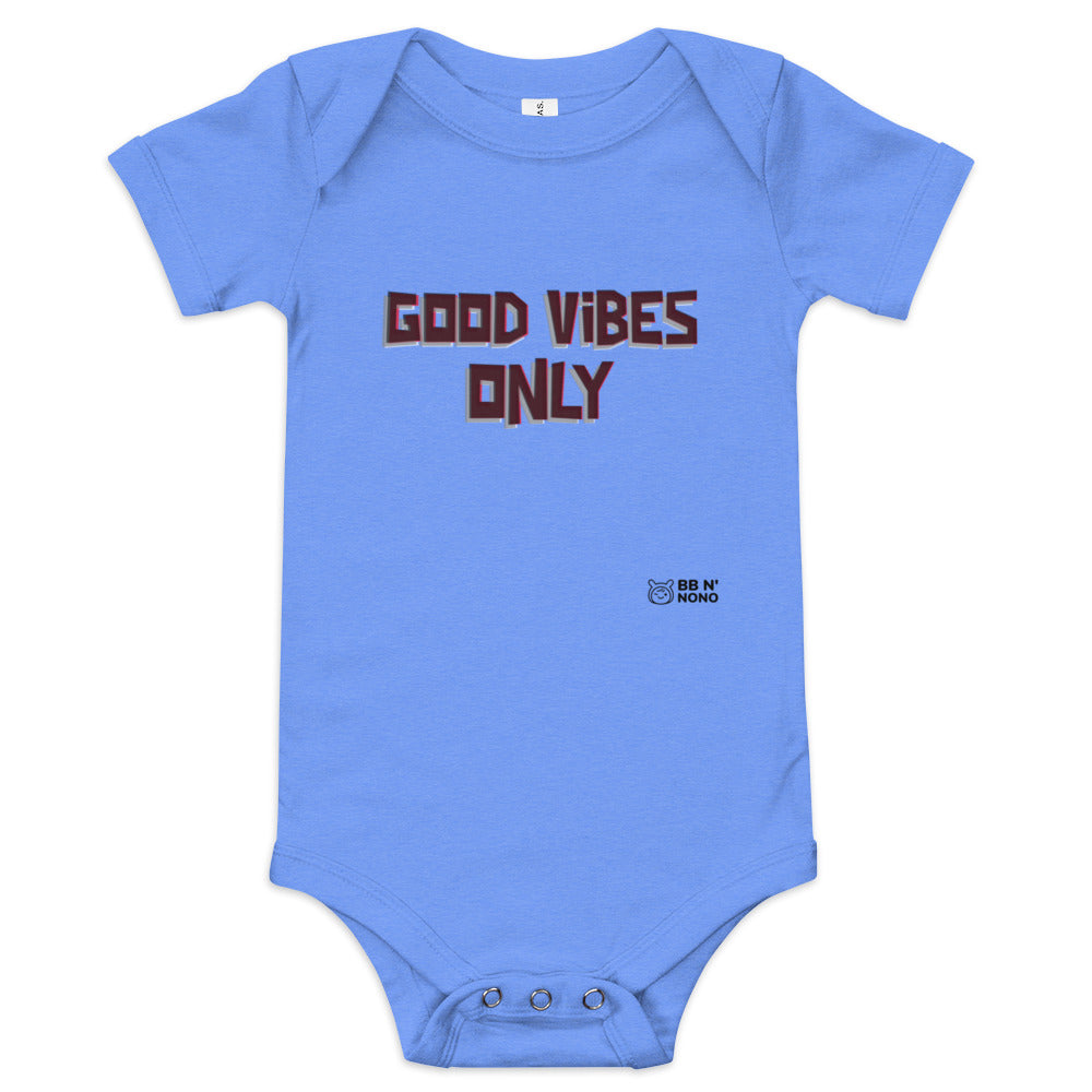 Good vibes only - Baby short sleeve one piece