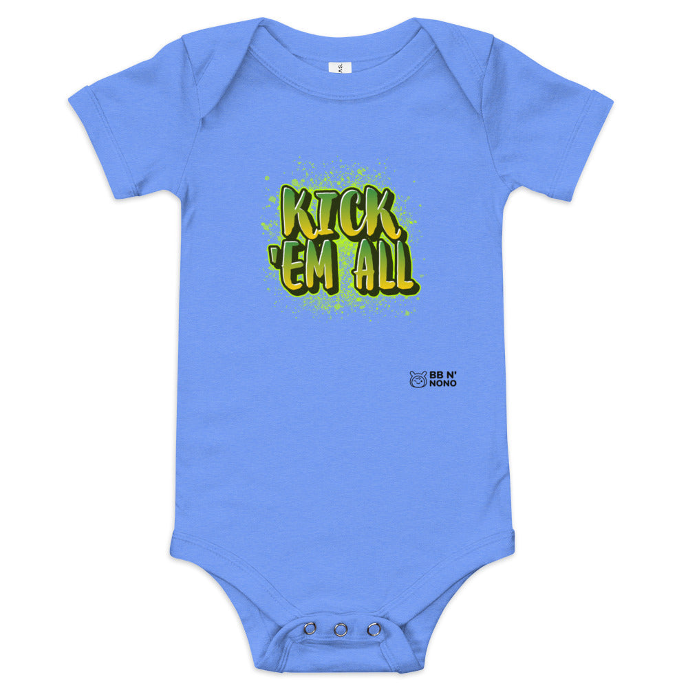 Kick'em all - Baby short sleeve one piece