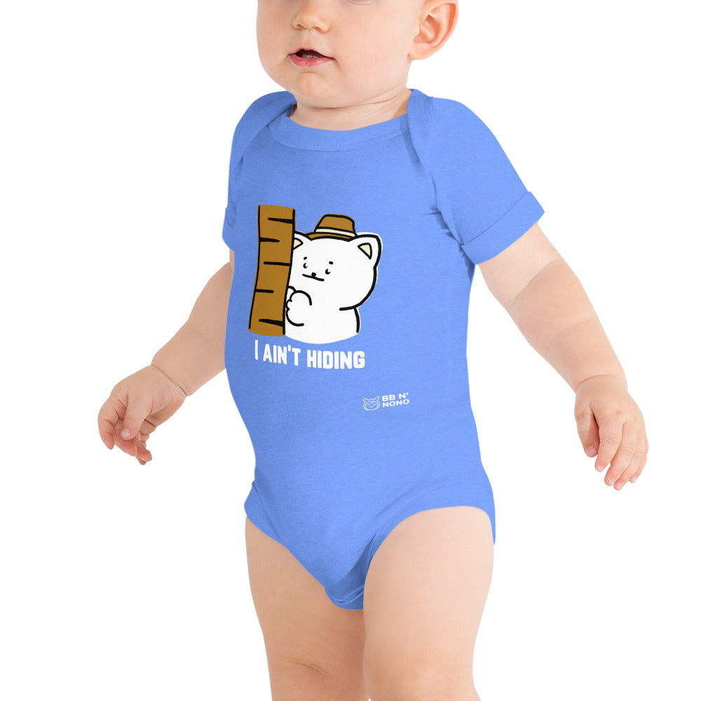 I ain't hiding - Baby short sleeve one piece