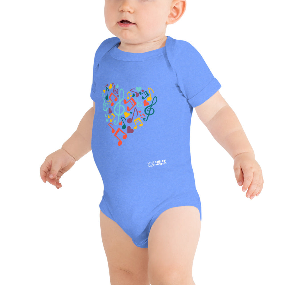 Symphonic Love Notes - Baby short sleeve one piece