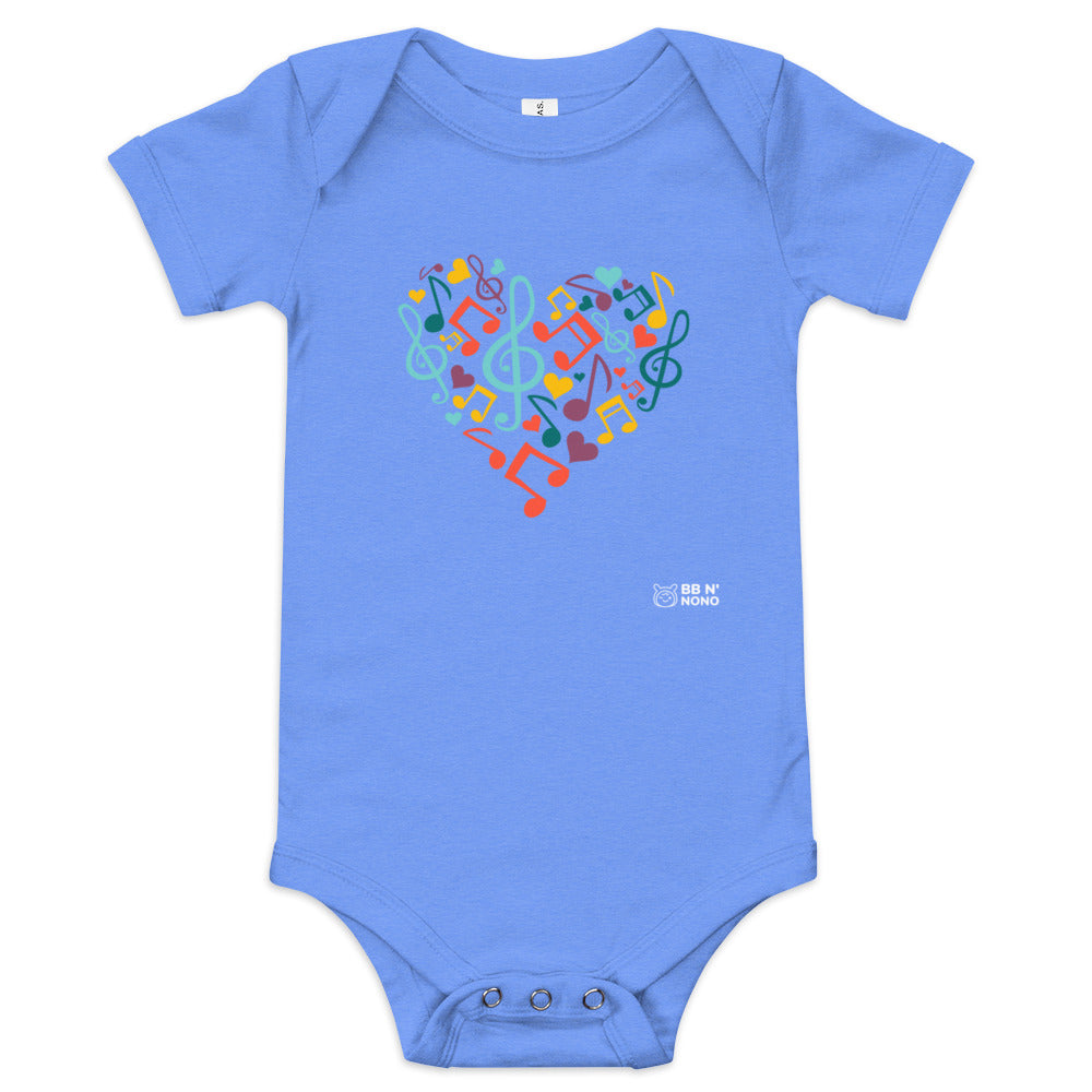 Symphonic Love Notes - Baby short sleeve one piece