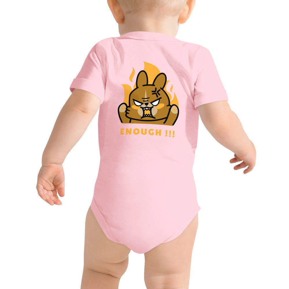 Enough!! - Baby short sleeve one piece