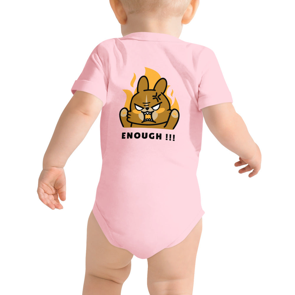 Enough!! - Baby short sleeve one piece