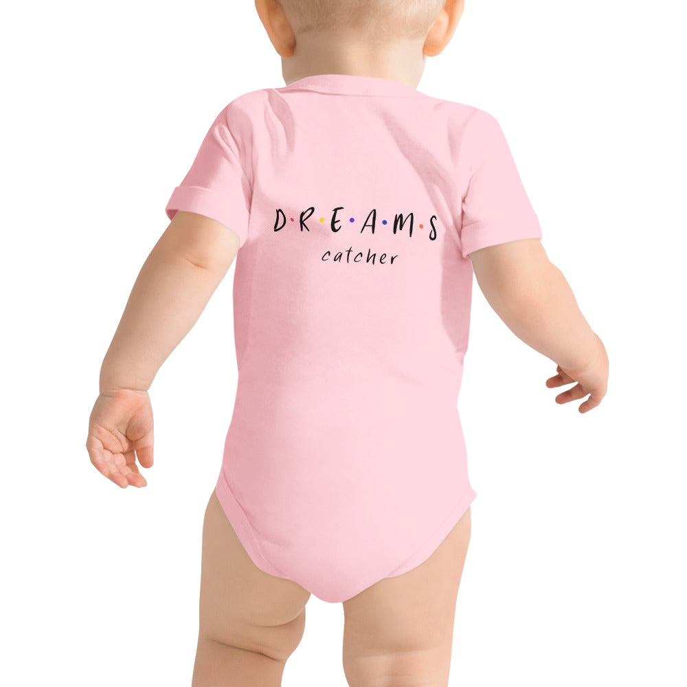 Dreams catcher - Baby short sleeve one piece (back print)