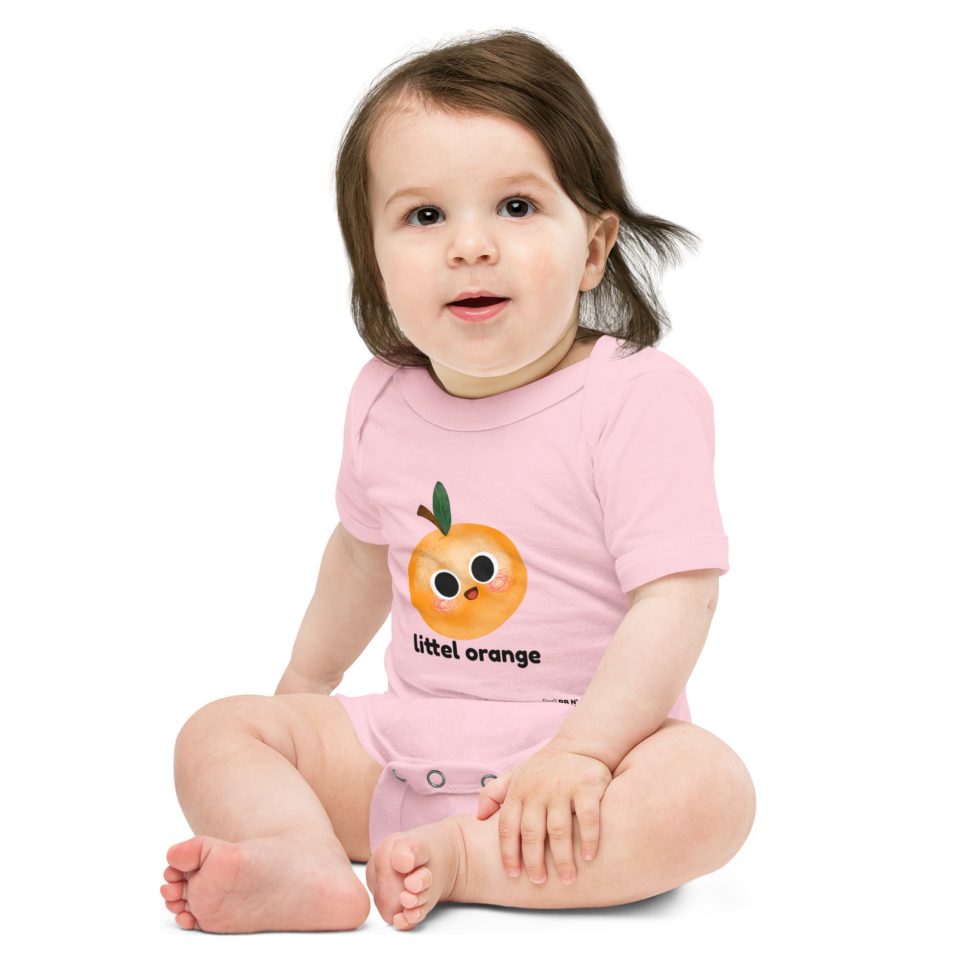 Little orange - Baby short sleeve one piece