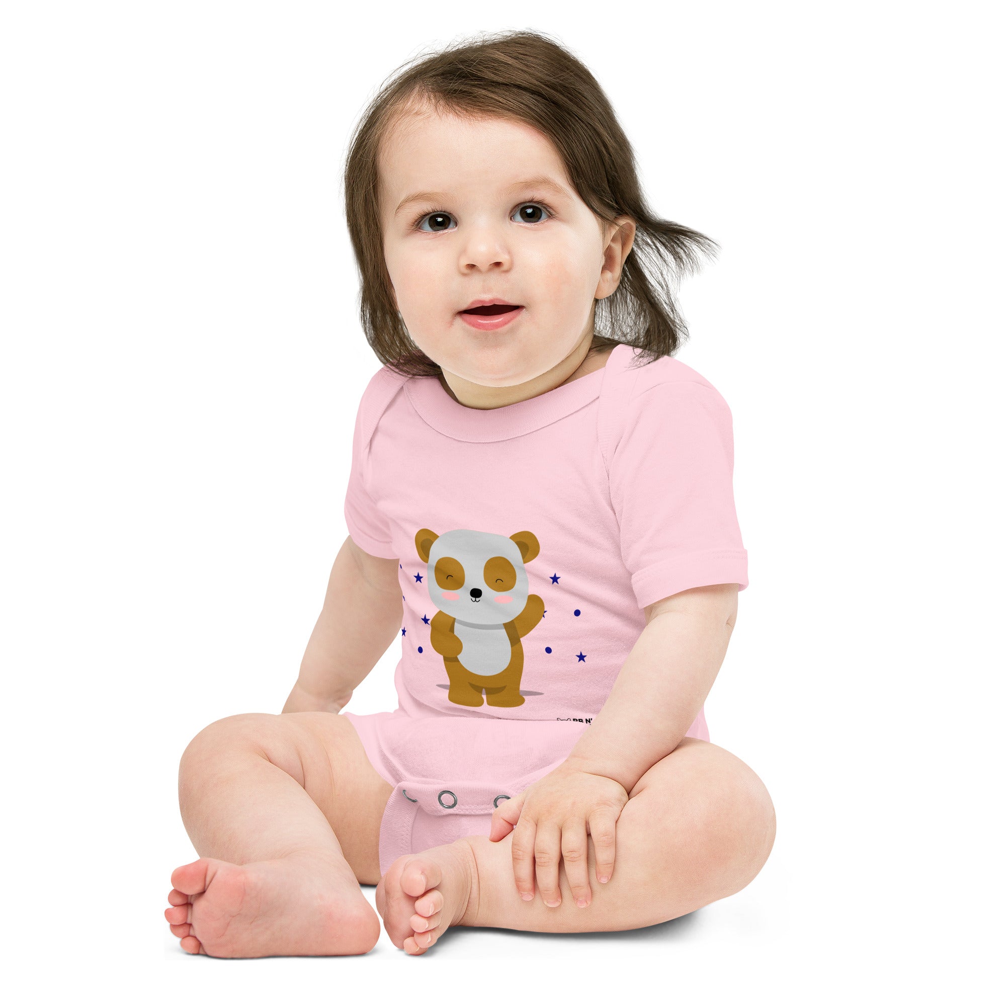 Sweet bear v1 - Baby short sleeve one piece