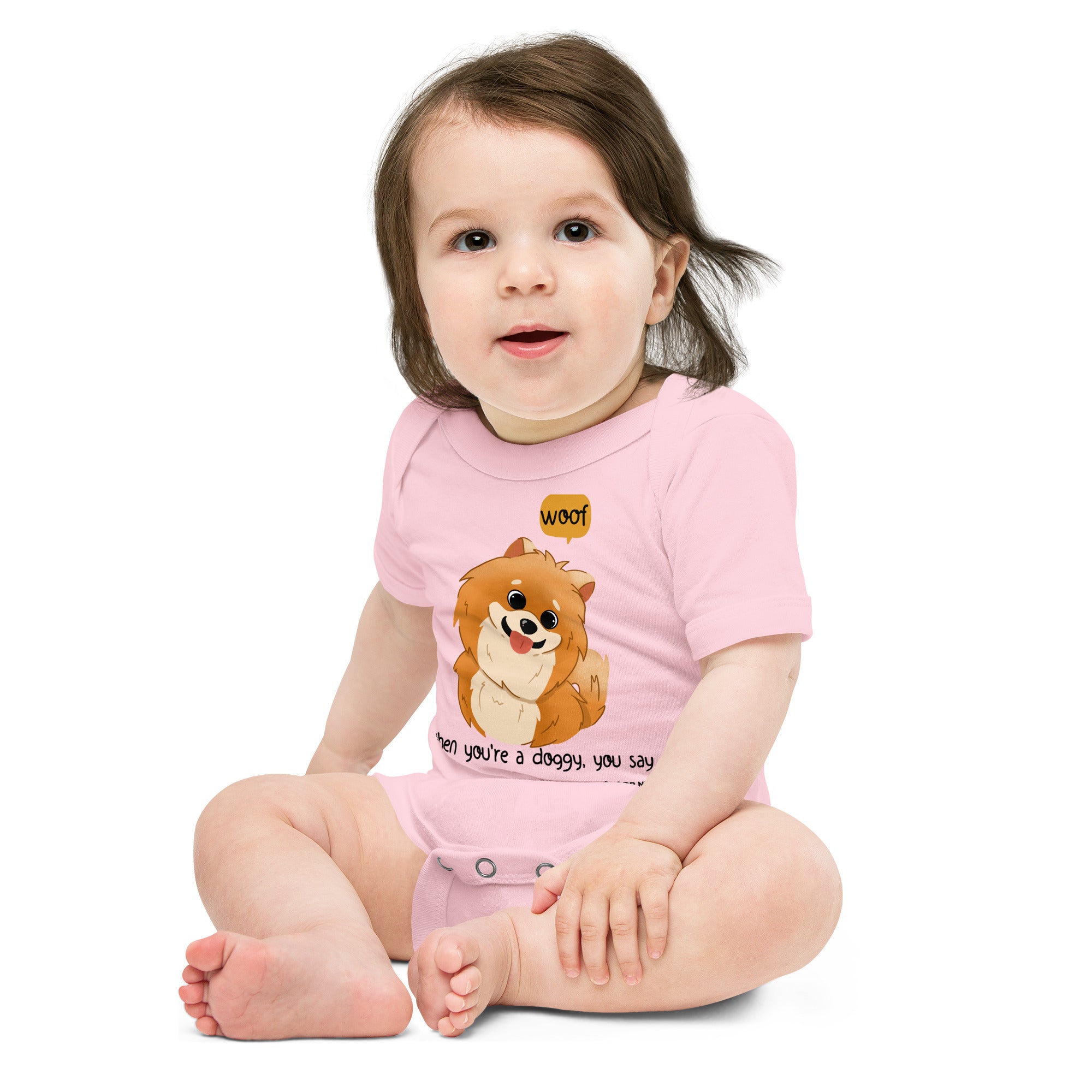 Woof - Baby short sleeve one piece