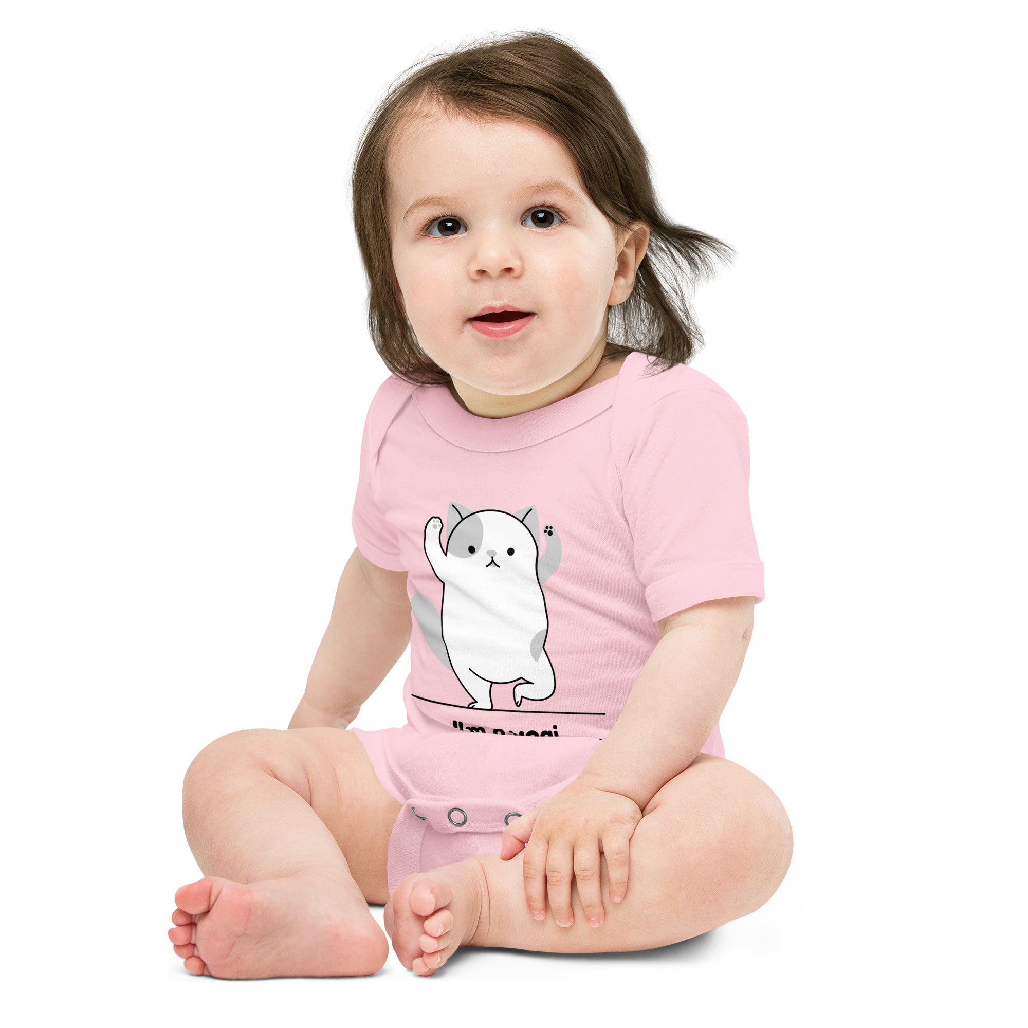 Meow Yogi - Baby short sleeve one piece