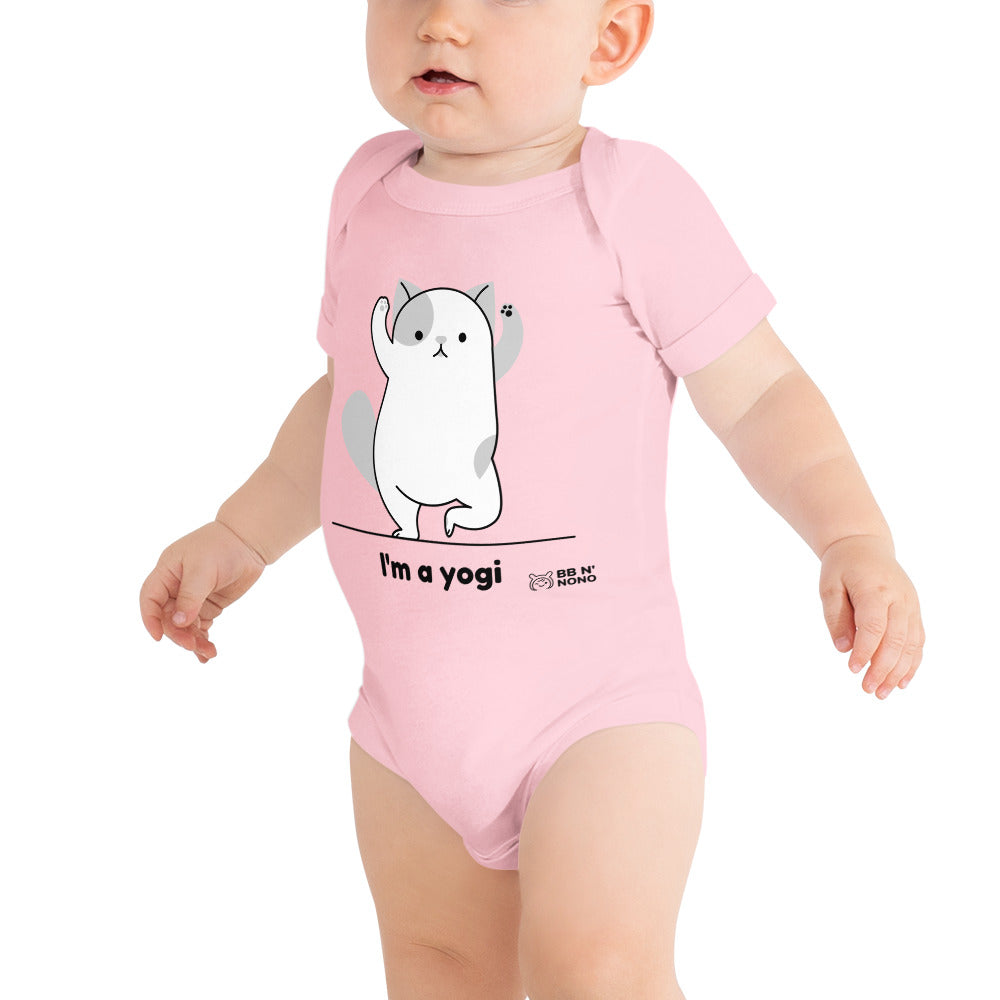 Meow Yogi - Baby short sleeve one piece