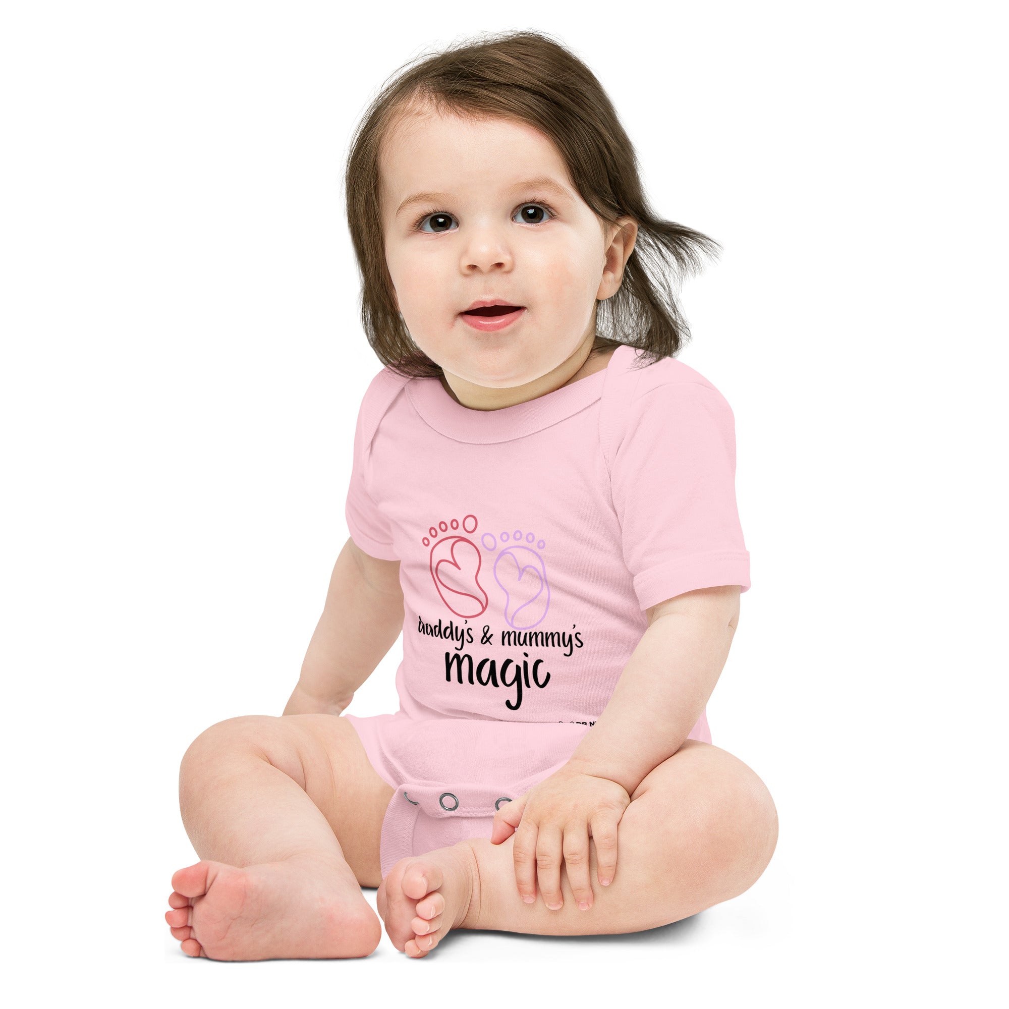 Daddy & Mummy's Magic - Baby short sleeve one piece